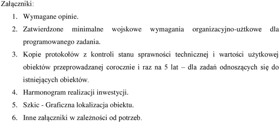 Kopie protokołów z kontroli stanu sprawności technicznej i wartości użytkowej obiektów przeprowadzanej