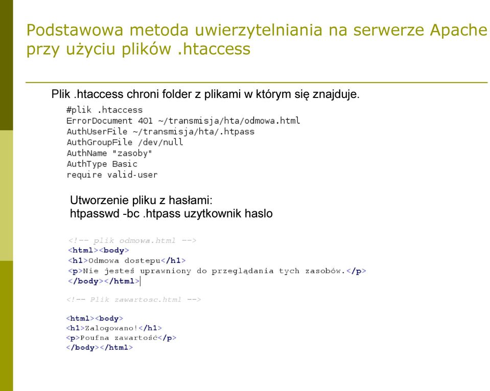 htaccess chroni folder z plikami w którym się