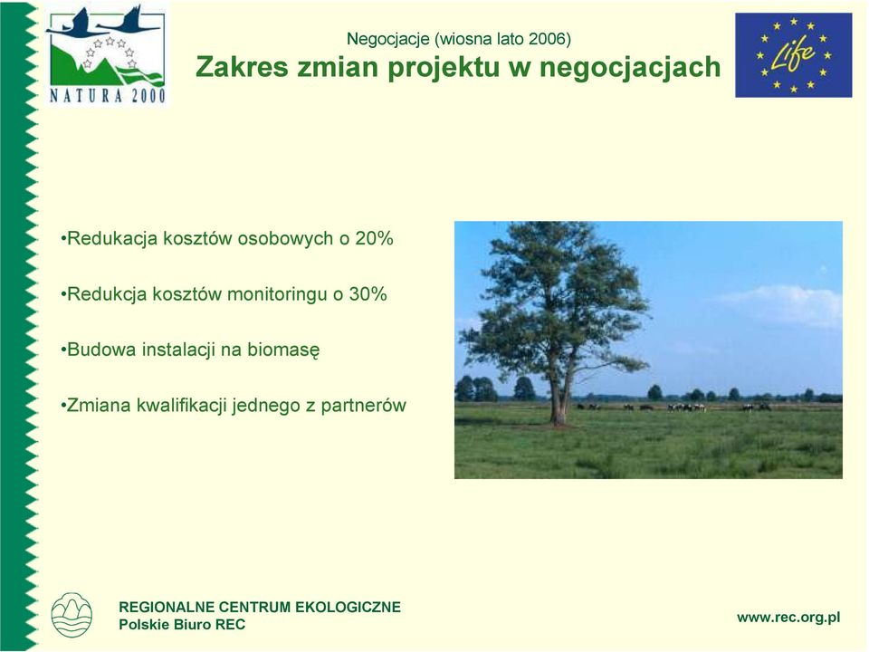 osobowych o 20% Redukcja kosztów monitoringu o 30%