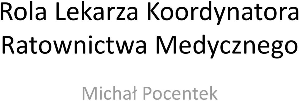 Ratownictwa