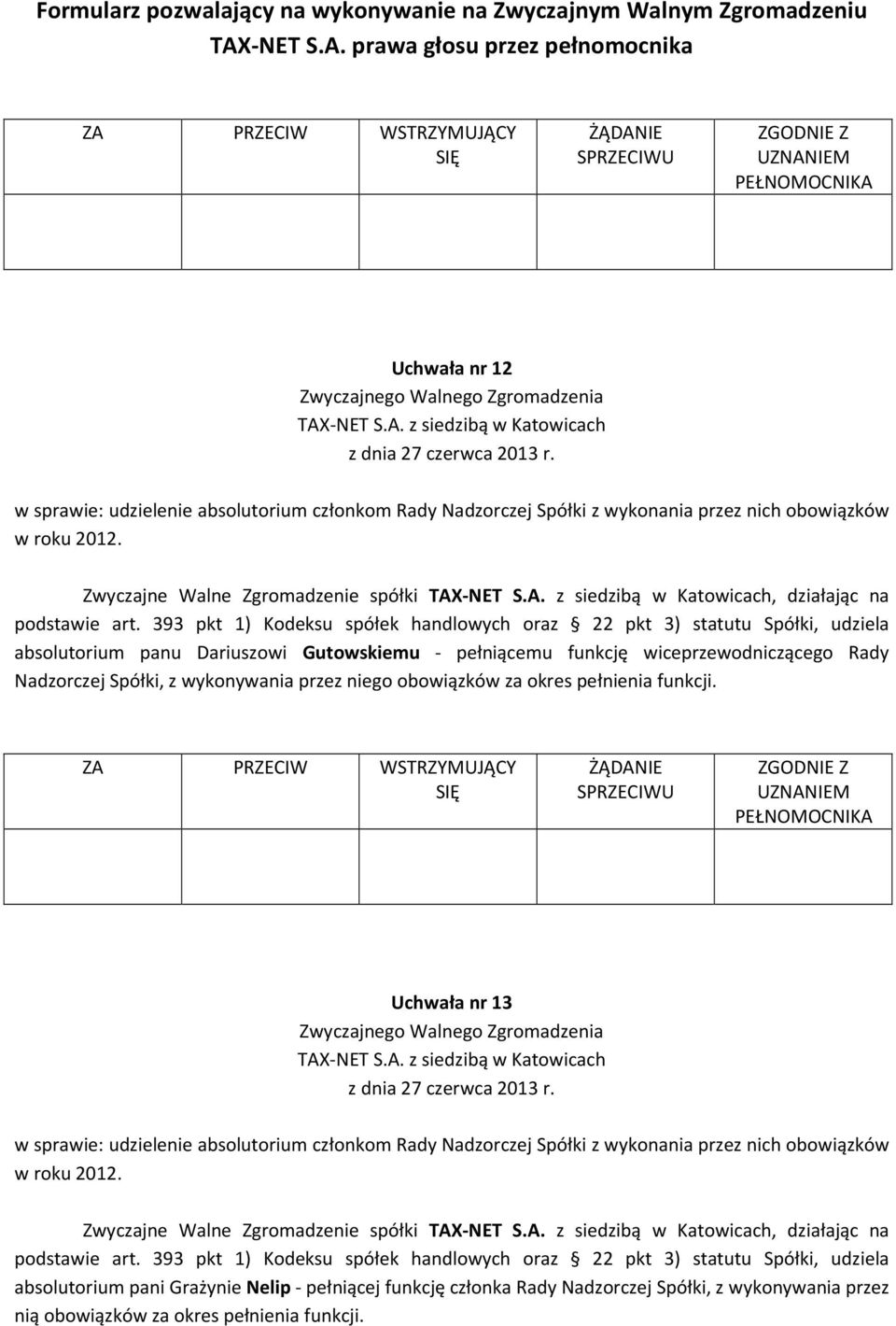wykonywania przez niego obowiązków za okres pełnienia funkcji.
