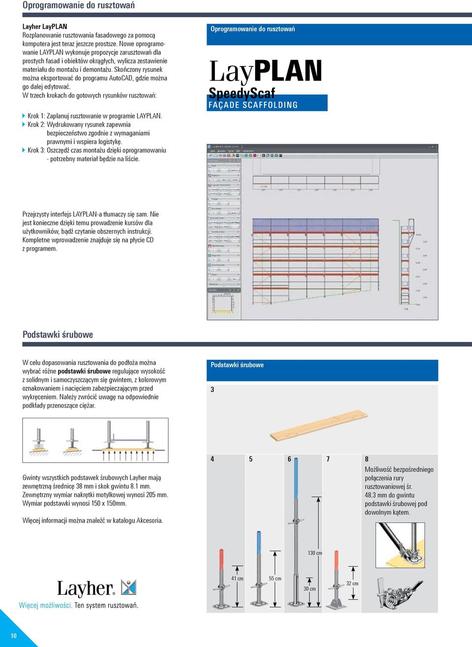 Skończony rysunek można eksportować do programu AutoCAD, gdzie można go dalej edytować.