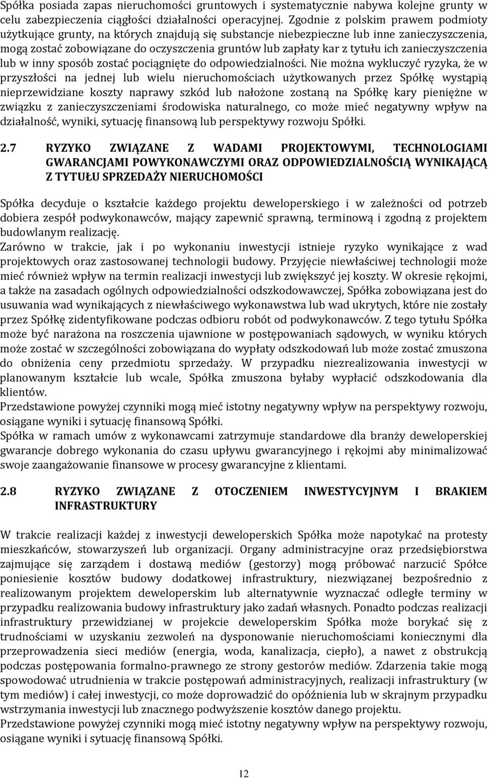 tytułu ich zanieczyszczenia lub w inny sposób zostać pociągnięte do odpowiedzialności.