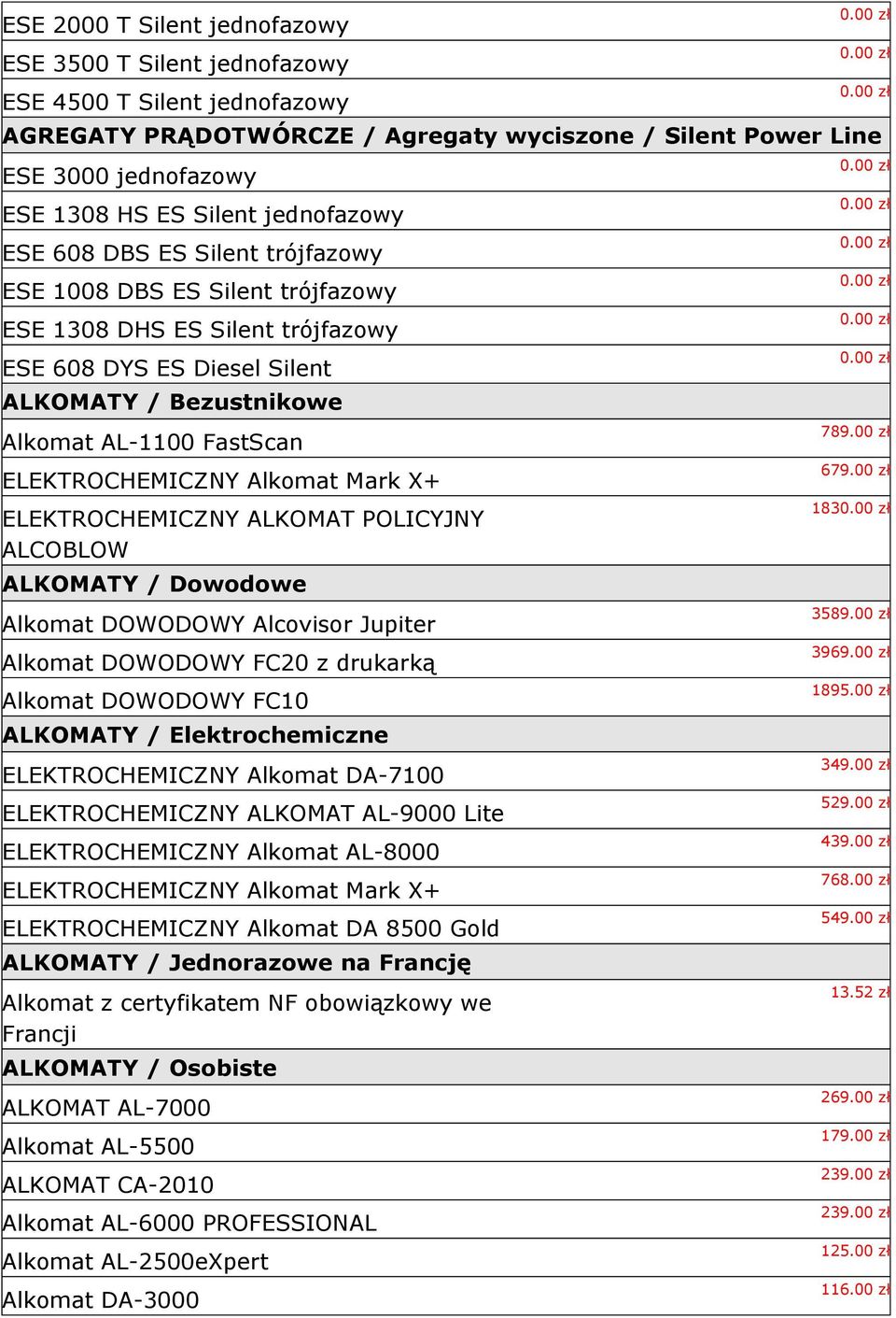 ELEKTROCHEMICZNY Alkomat Mark X+ ELEKTROCHEMICZNY ALKOMAT POLICYJNY ALCOBLOW ALKOMATY / Dowodowe Alkomat DOWODOWY Alcovisor Jupiter Alkomat DOWODOWY FC20 z drukarką Alkomat DOWODOWY FC10 ALKOMATY /