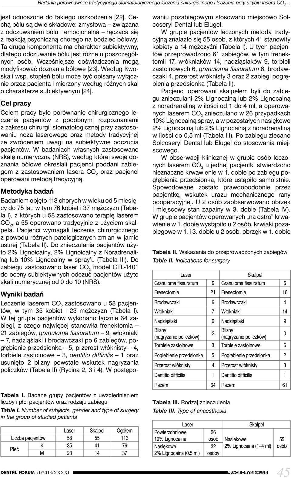 Ta druga komponenta ma charakter subiektywny, dlatego odczuwanie bólu jest różne u poszczególnych osób. Wcześniejsze doświadczenia mogą modyfikować doznania bólowe [23]. Według Kwoska i wsp.