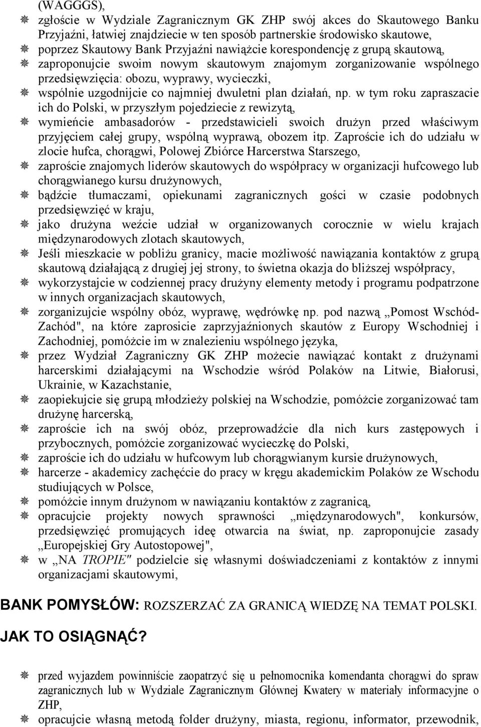 dwuletni plan działań, np.
