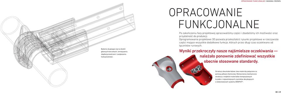 Oprogramowanie projektowe 3D pozwala przekształcić rysunki projektowe w rzeczywiste części mające wszystkie dodatkowe funkcje, których przez długi czas oczekiwano od łączników rurowych.