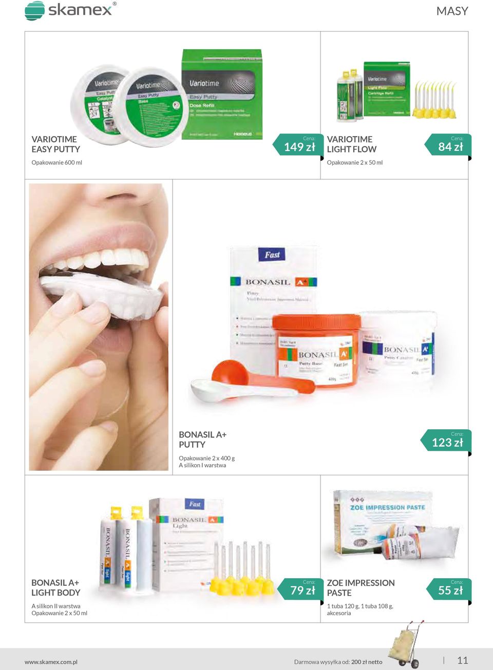 warstwa BONASIL A+ LIGHT BODY A silikon II warstwa Opakowanie 2 x 50 ml 79 zł ZOE