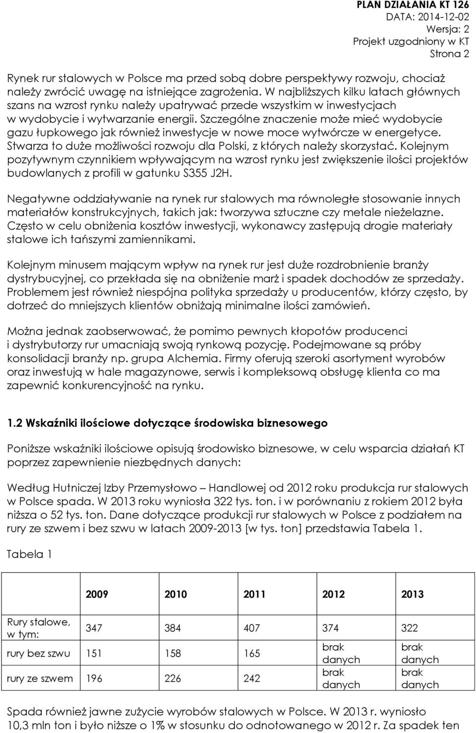 Szczególne znaczenie może mieć wydobycie gazu łupkowego jak również inwestycje w nowe moce wytwórcze w energetyce. Stwarza to duże możliwości rozwoju dla Polski, z których należy skorzystać.