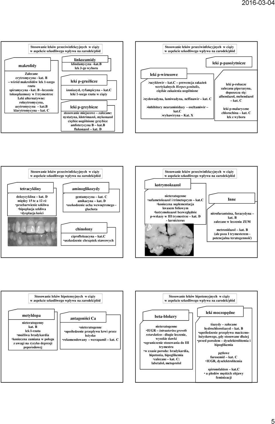 c leki 1-szego rzutu w ciąży leki p-grzybicze stosowanie miejscowe zalecane: nystatyna, klotrimazol, mykonazol ciężkie uogólnione grzybice amfoterycyna B kat.b flukonazol kat.