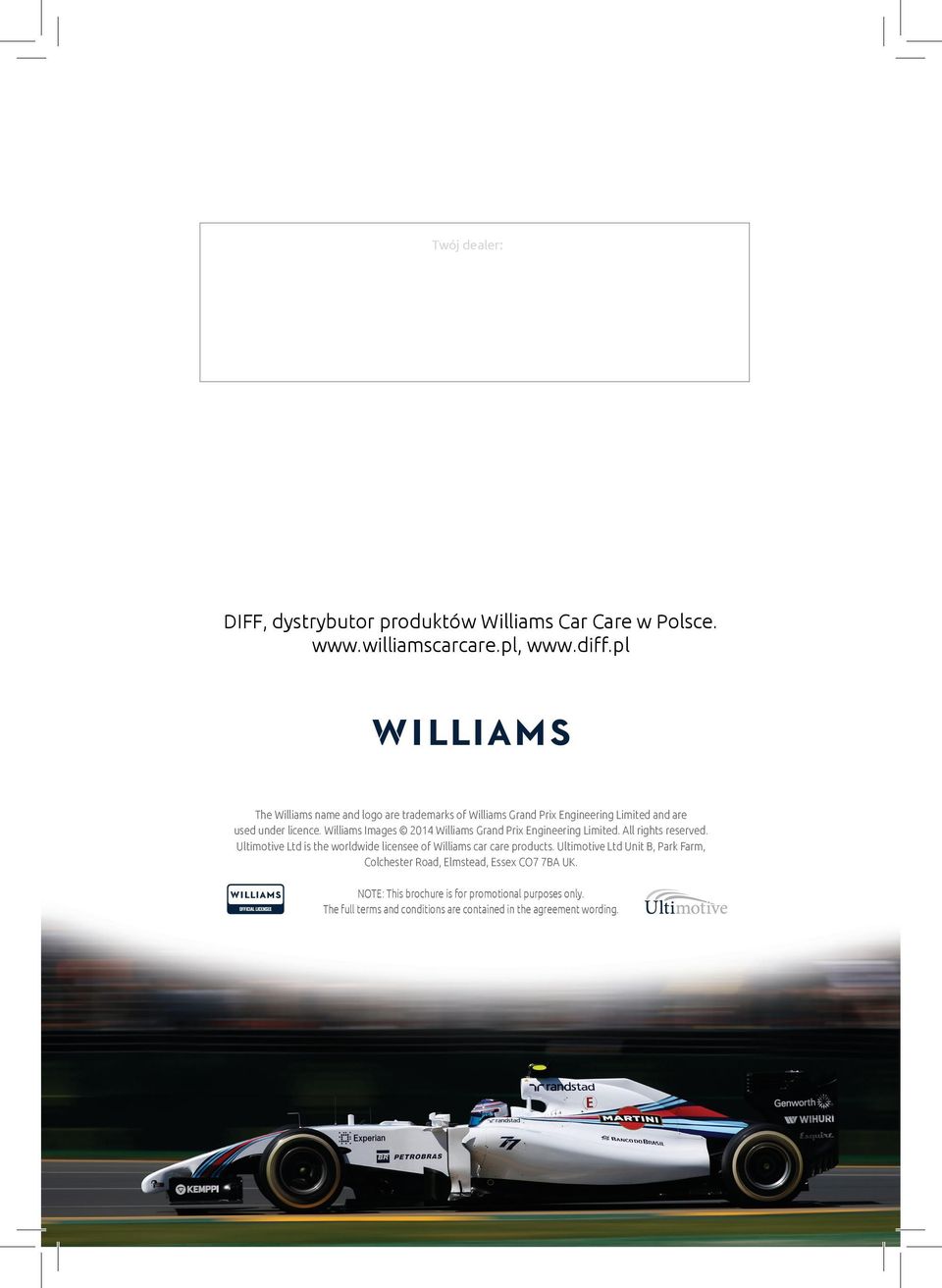 Williams Images 2014 Williams Grand Prix Engineering Limited. All rights reserved.