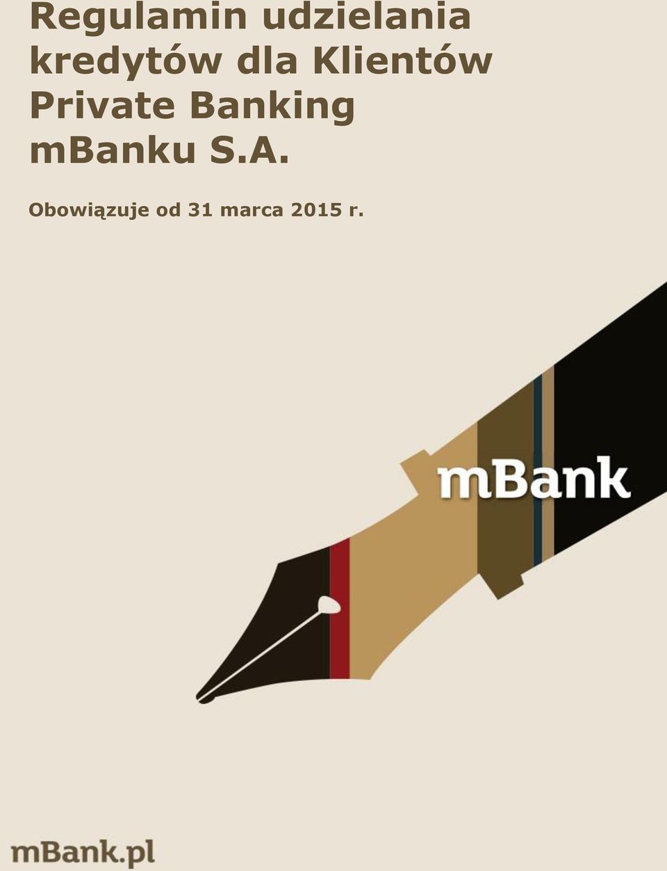 Private Banking mbanku S.