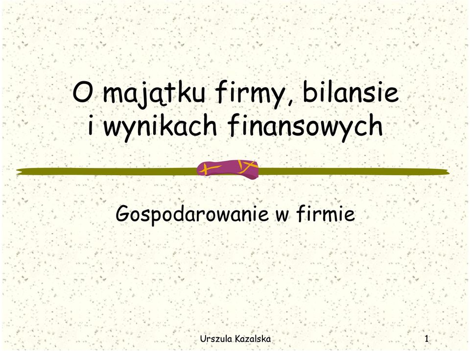 finansowych