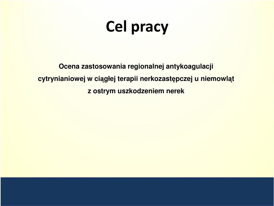 cytrynianiowej w ciągłej terapii