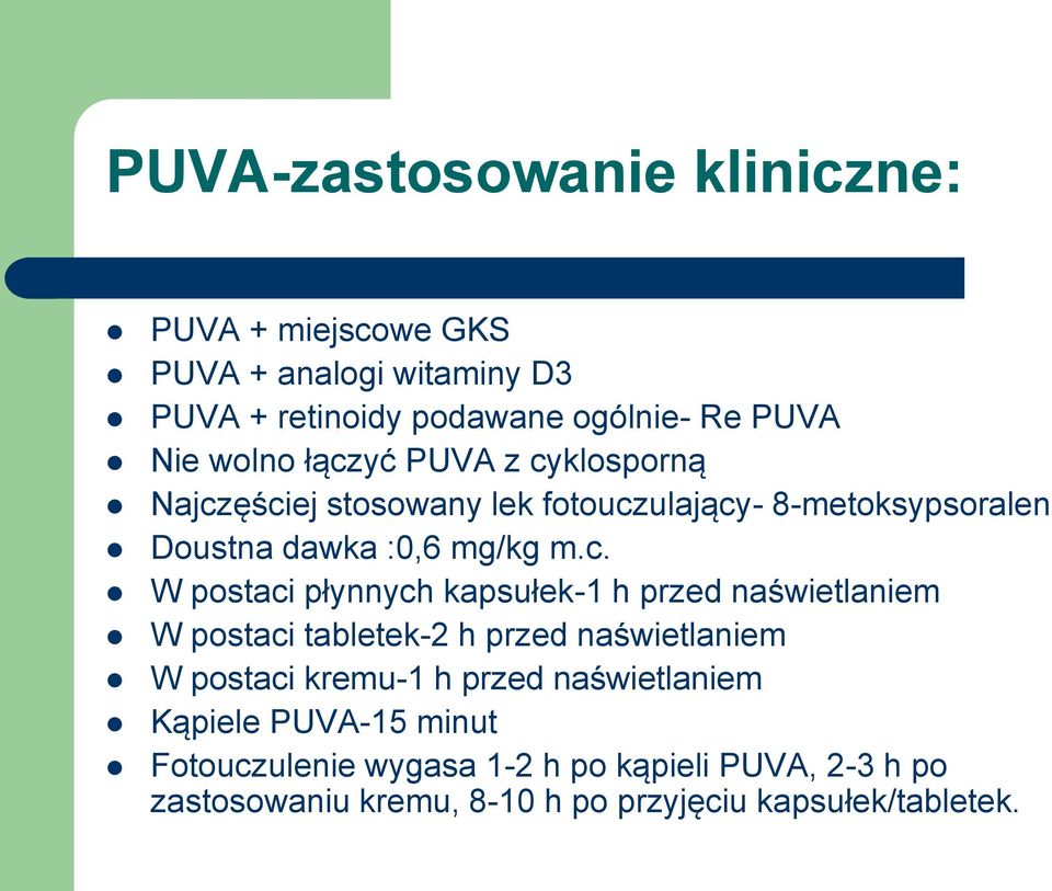 yć PUVA z cy