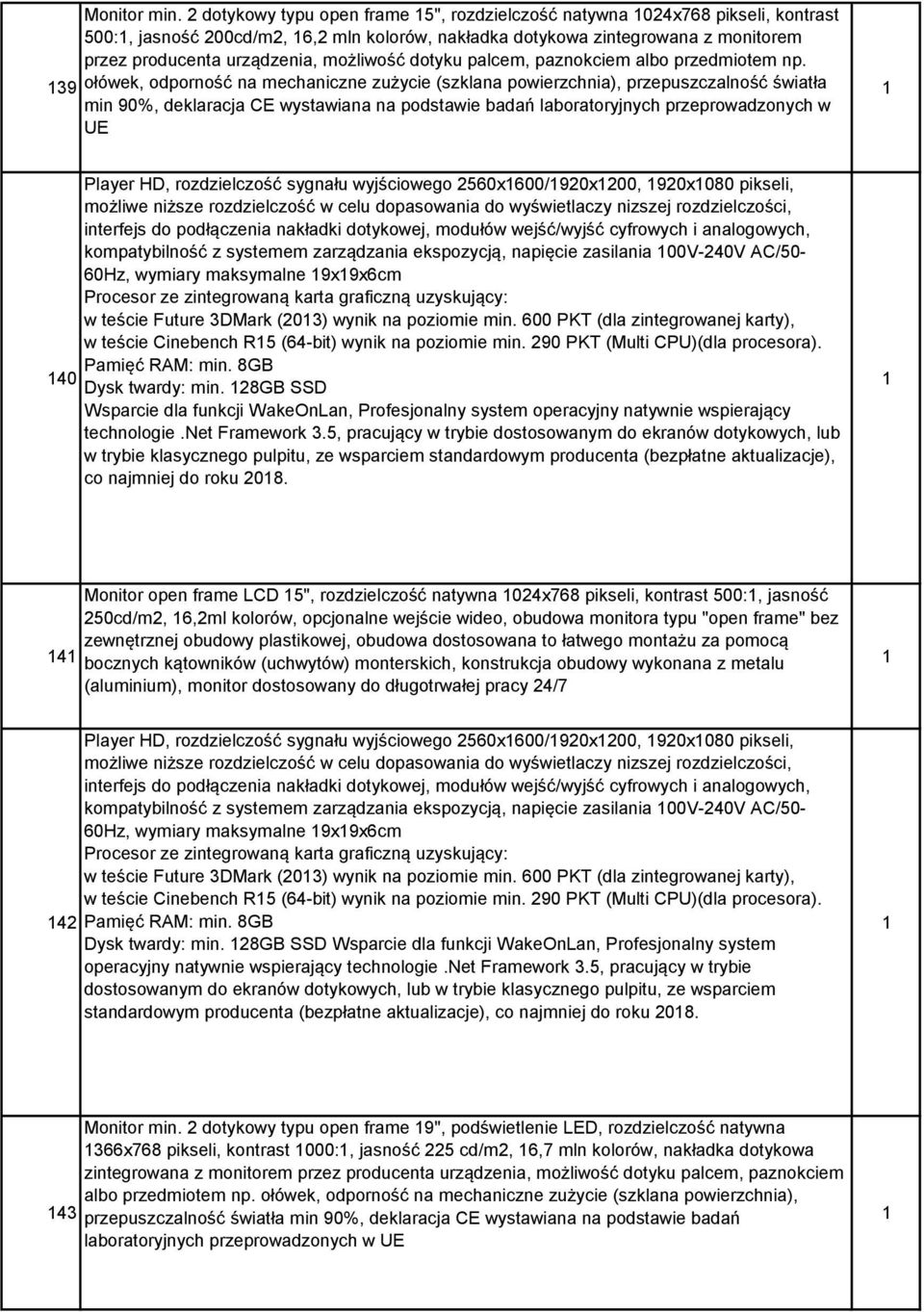 dotyku palcem, paznokciem albo przedmiotem np.