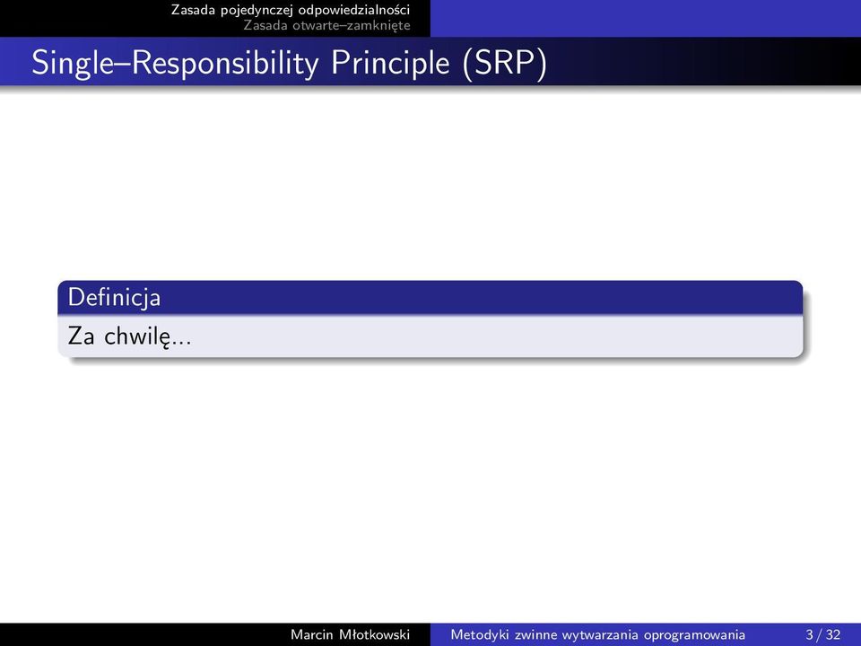 .. Marcin Młotkowski Metodyki