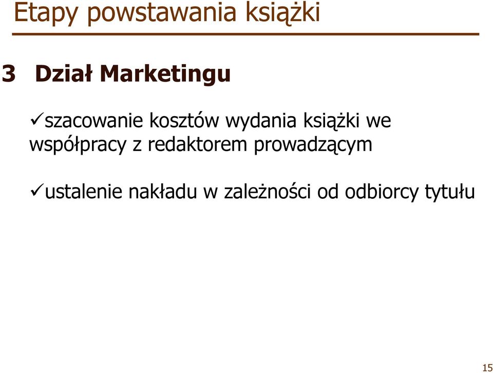 współpracy z redaktorem prowadzącym