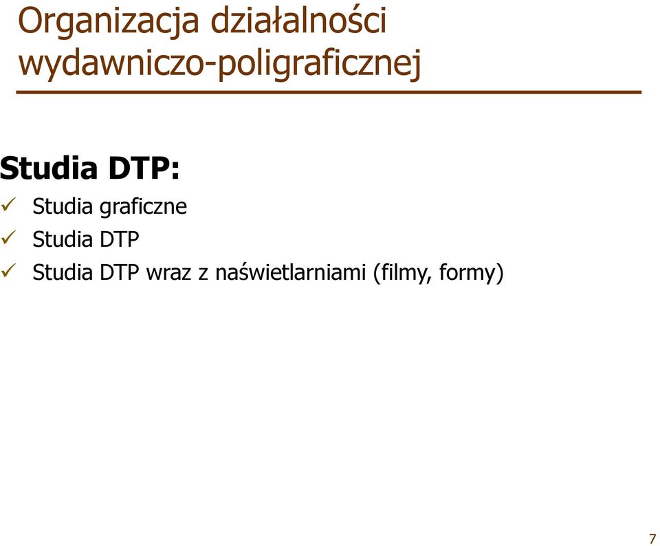 DTP: Studia graficzne Studia DTP