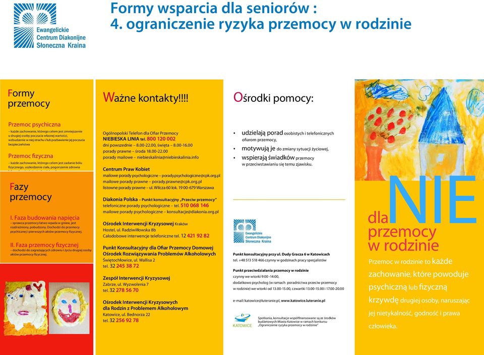 bezpieczeństwa Przemoc fizyczna każde zachowanie, którego celem jest zadanie bólu fizycznego, uszkodzenie ciała, pogorszenie zdrowia lub pozbawienie życia drugiej osoby Fazy przemocy Przemoc