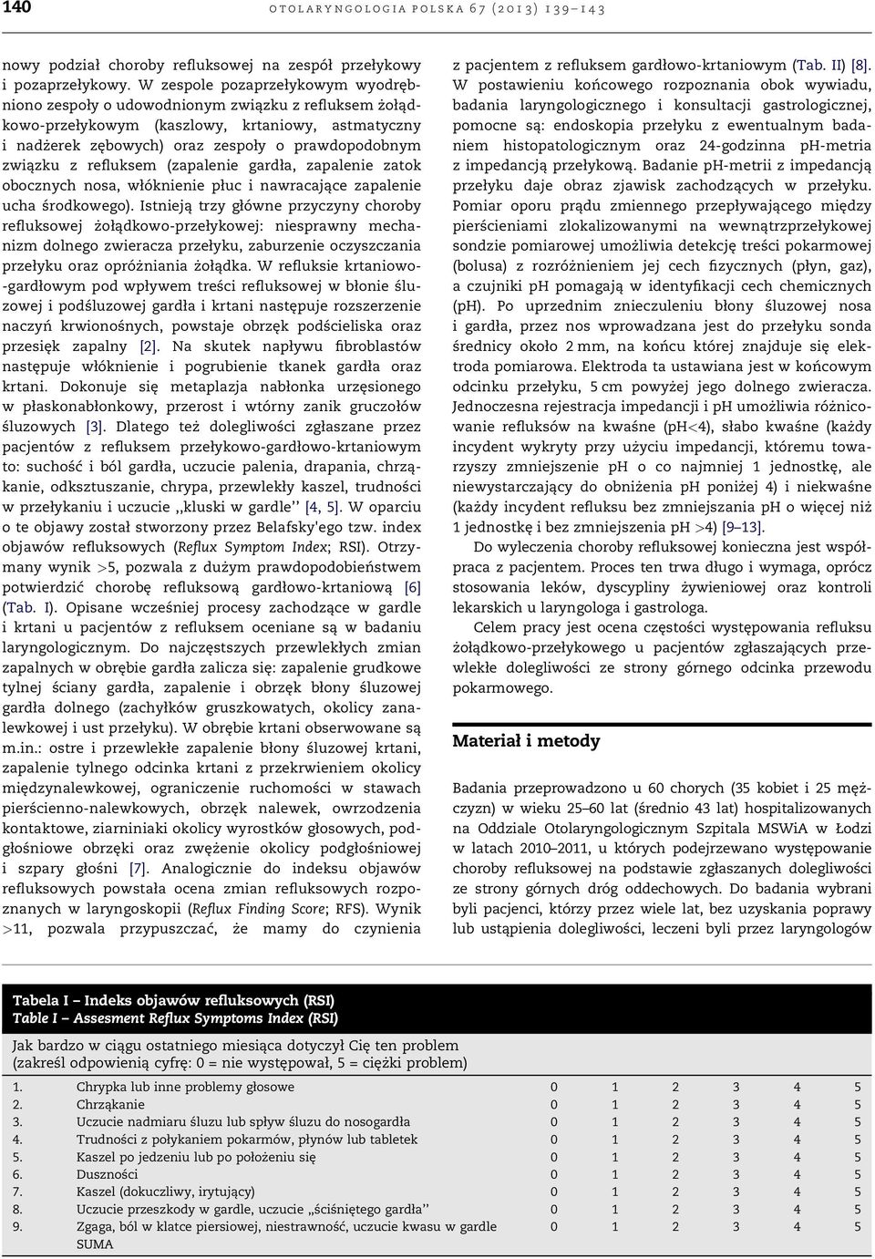 refluksem (zapalenie gardła, zapalenie zatok obocznych nosa, włóknienie płuc i nawracające zapalenie ucha środkowego).