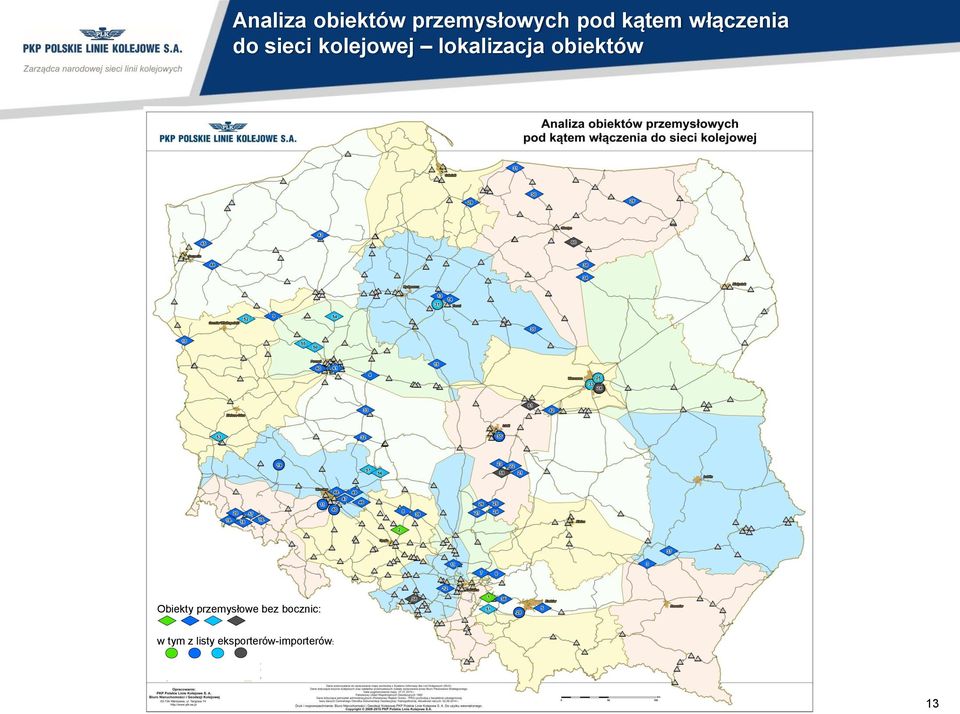 obiektów Obiekty przemysłowe bez