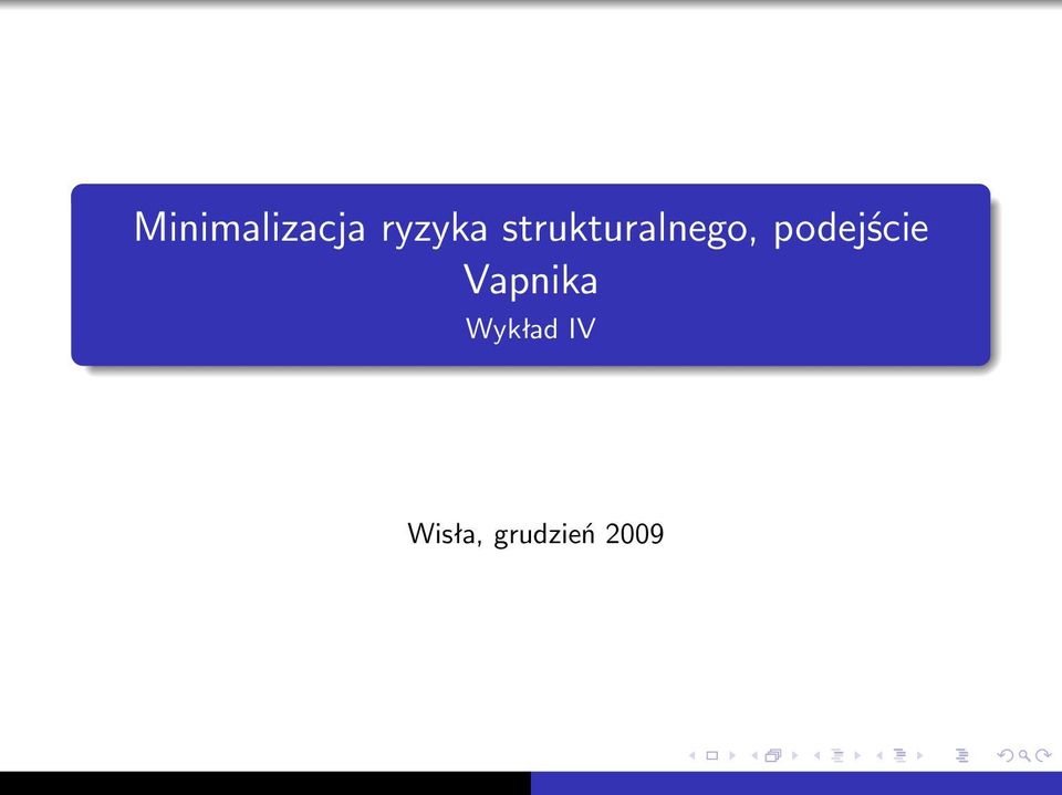 podejście Vapika