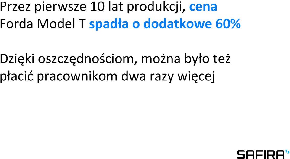 dodatkowe 60% Dzięki oszczędnościom,