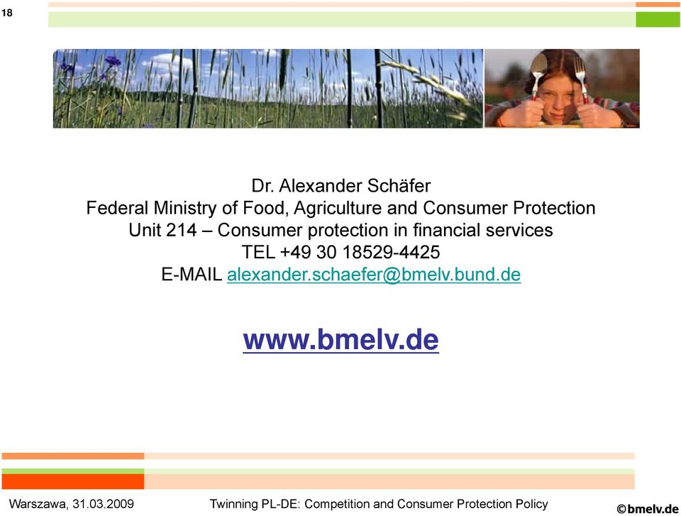 and Consumer Protection Unit 214 Consumer protection in