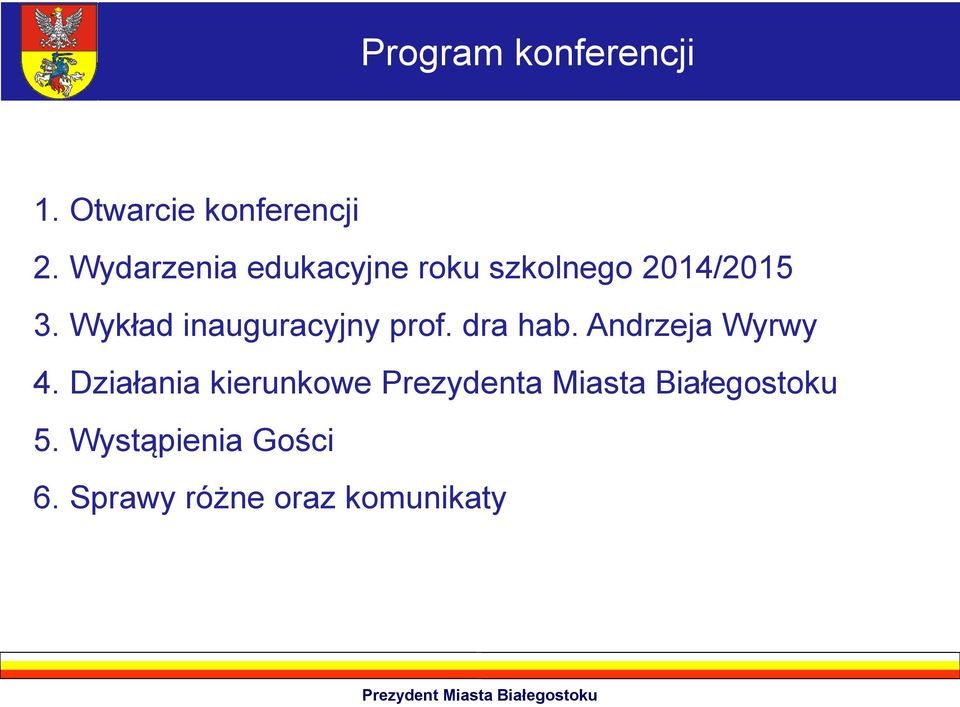 Wydarzenia edukacyjne roku szkolnego 2014/2015 3.