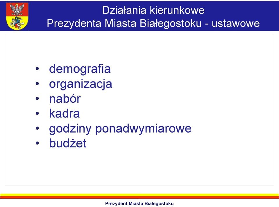 demografia organizacja nabór