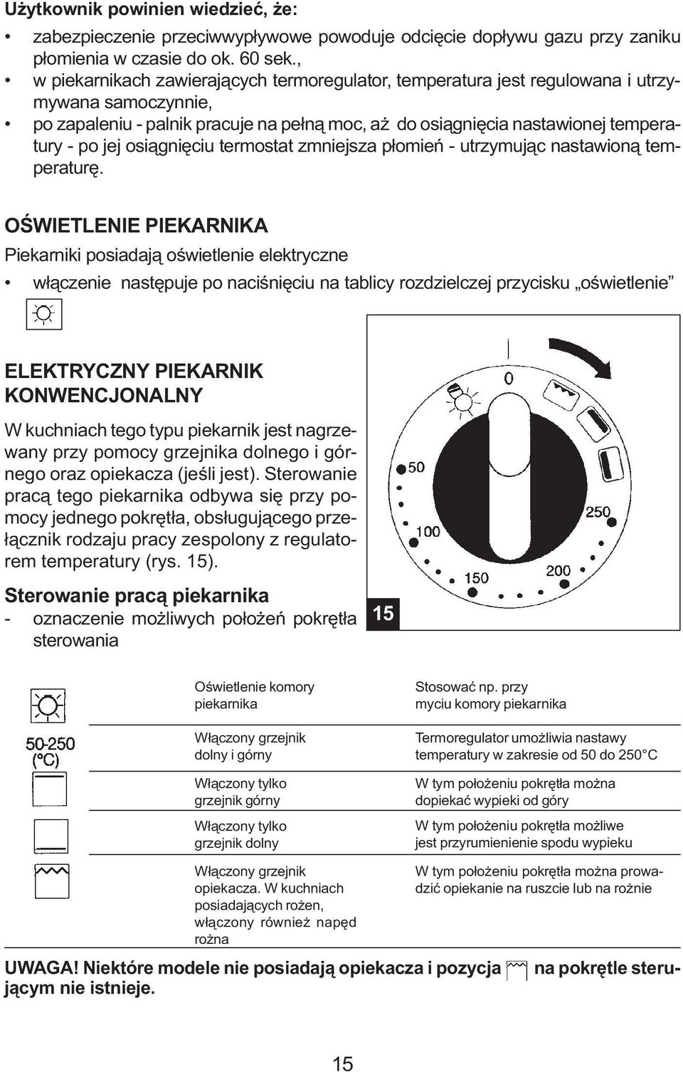 i n s t r u k c j a o b s ł u g i kuchni gazowej G5G...,G5E... - PDF  Darmowe pobieranie