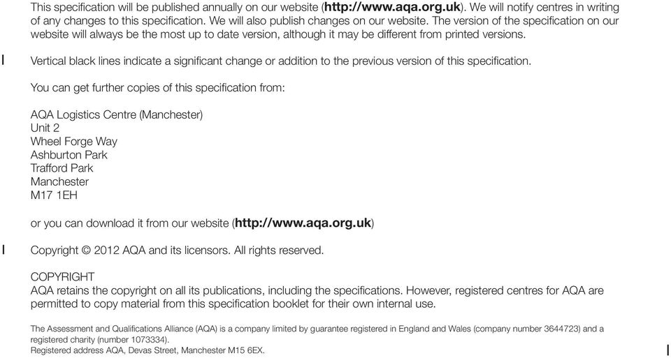 Vertical black lines indicate a significant change or addition to the previous version of this specification.