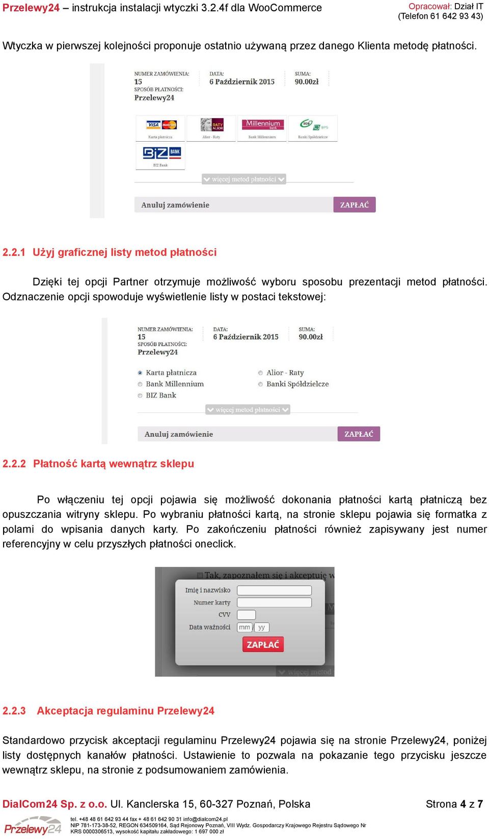 Odznaczenie opcji spowoduje wyświetlenie listy w postaci tekstowej: 2.