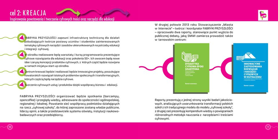 W ośrodku realizowane będą warsztaty i kursy programowania prezentujące cyfrowe rozwiązania dla edukacji oraz pokolenia 50+.