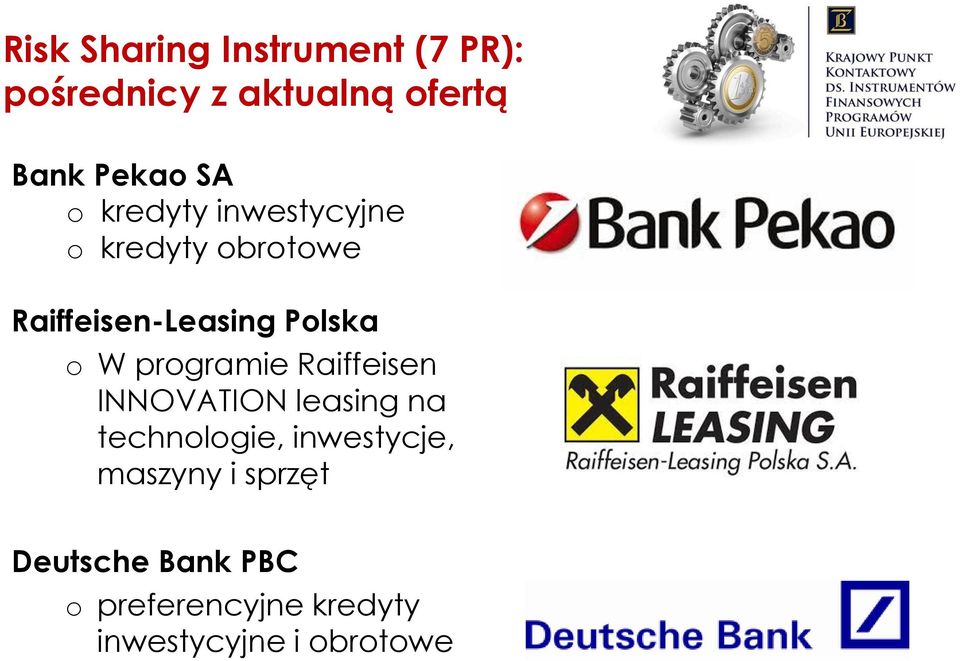 programie Raiffeisen INNOVATION leasing na technologie, inwestycje,