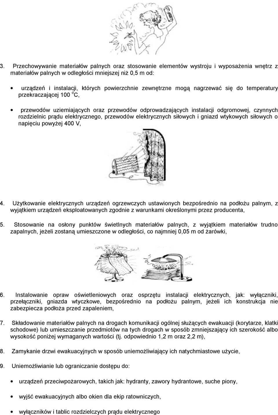 przewodów elektrycznych siłowych i gniazd wtykowych siłowych o napięciu powyżej 400 V, 4.