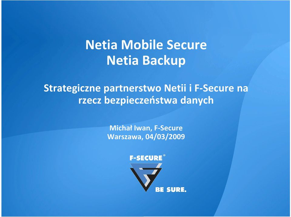 F-Secure na rzecz bezpieczeństwa