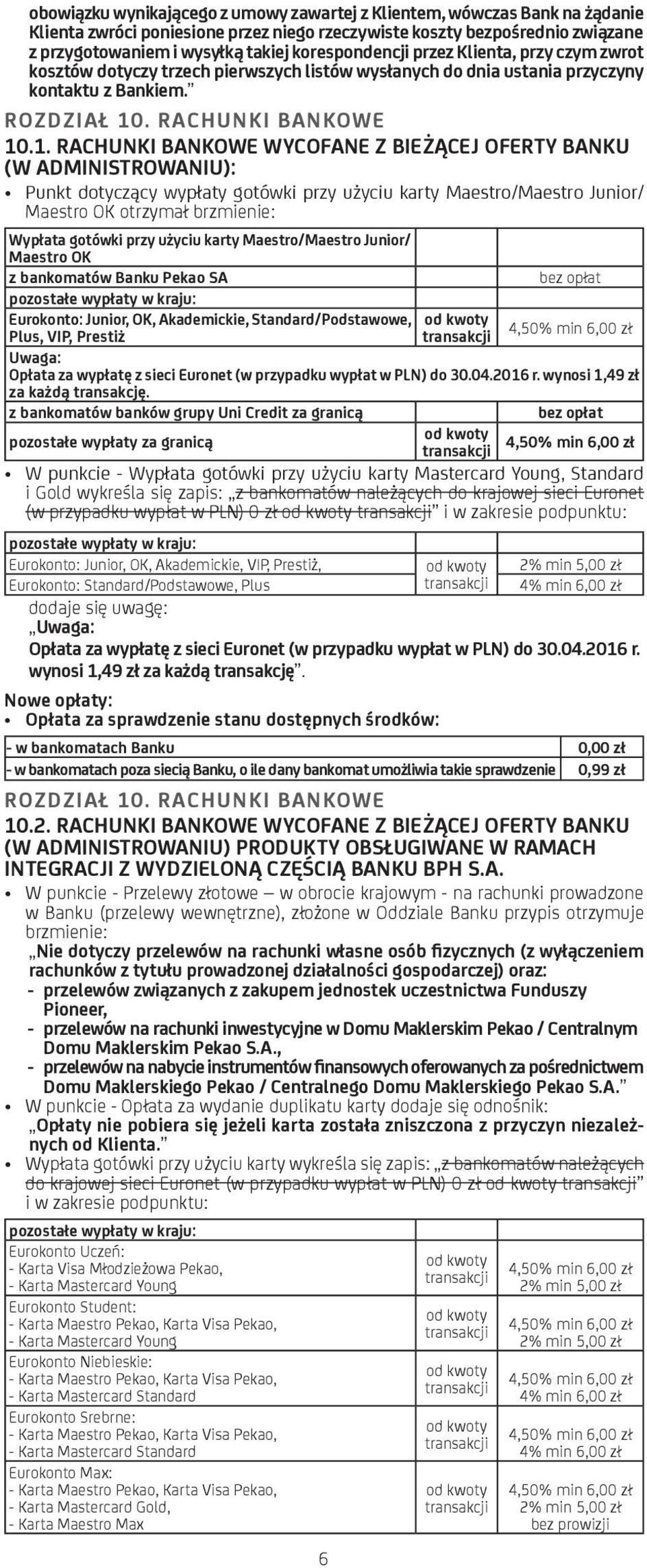 . RACHUNKI BANKOWE 10