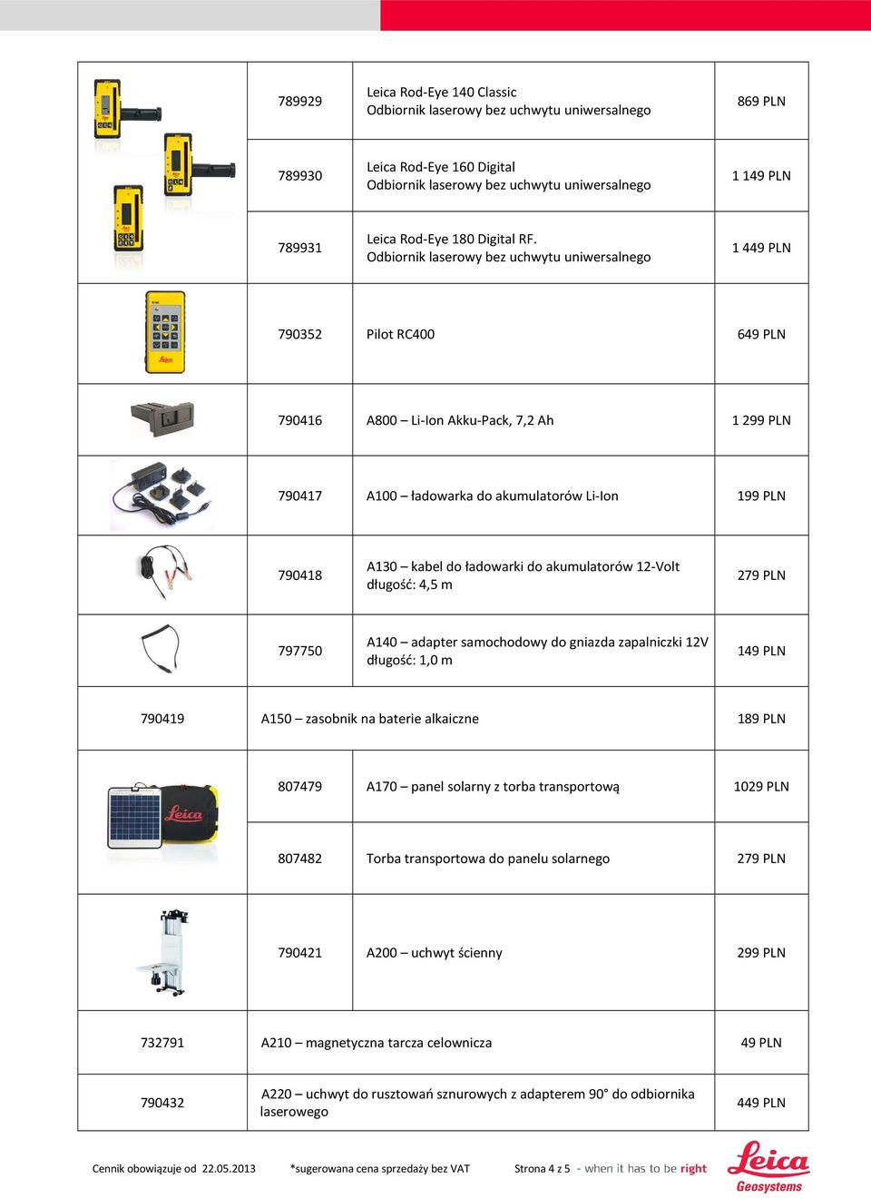 długość: 4,5 m 279 PLN 797750 A140 adapter samochodowy do gniazda zapalniczki 12V długość: 1,0 m 149 PLN 790419 A150 zasobnik na baterie alkaiczne 189 PLN 807479 A170 panel solarny z torba