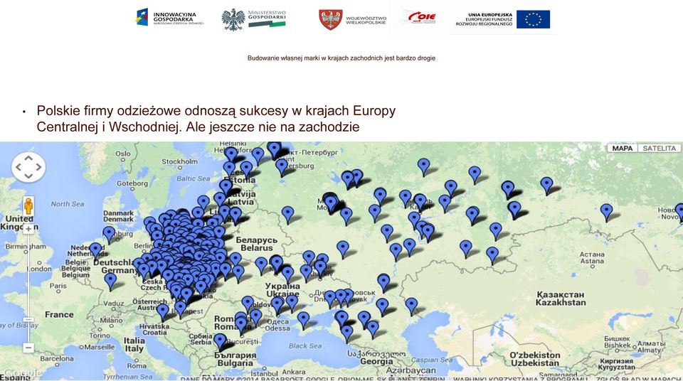 odzieżowe odnoszą sukcesy w krajach Europy