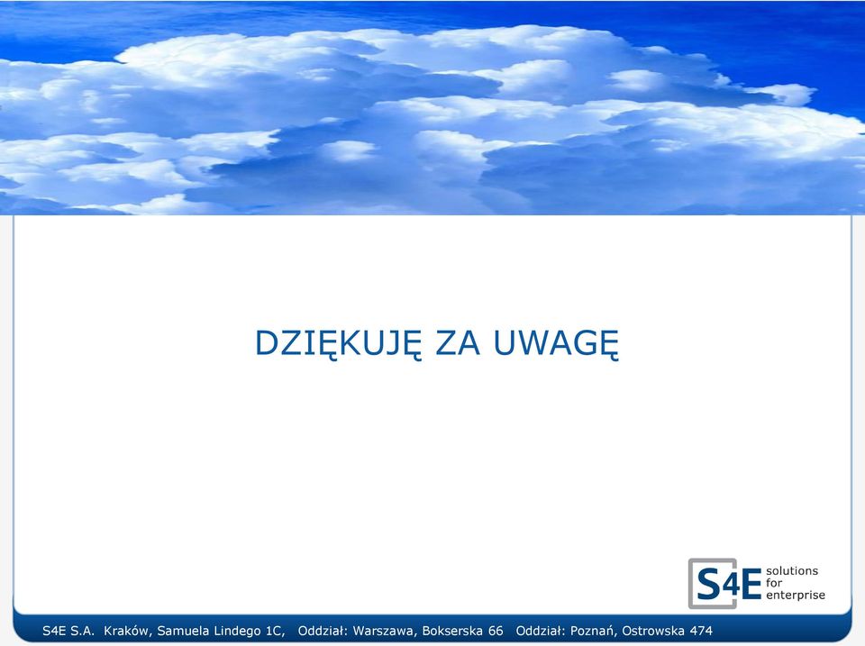 ZA UWAGĘ