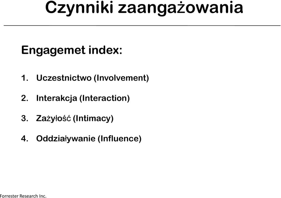 Interakcja (Interaction) 3.