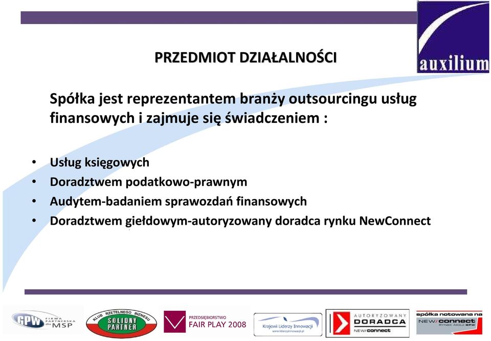 księgowych Doradztwem podatkowo-prawnym Audytem-badaniem
