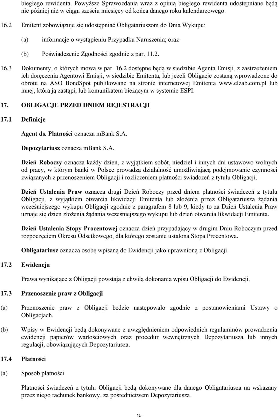 3 Dokumenty, o których mowa w par. 16.