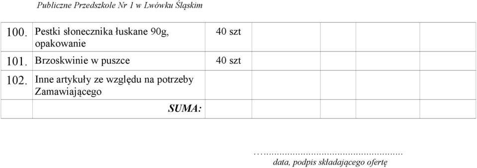 Brzoskwinie w puszce 40 szt 102.