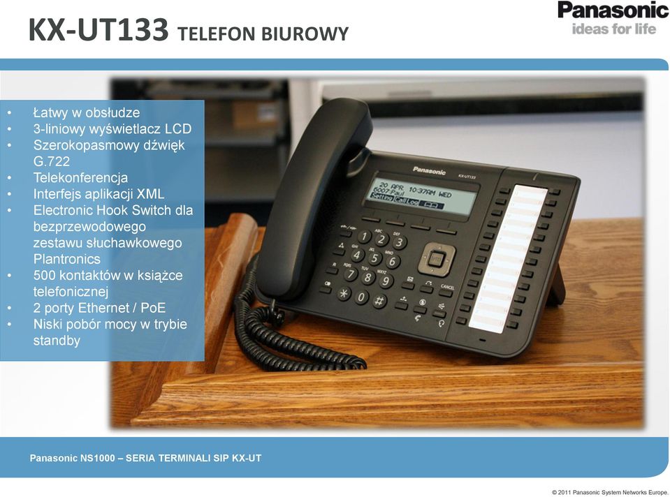 722 Telekonferencja Interfejs aplikacji XML Electronic Hook Switch dla
