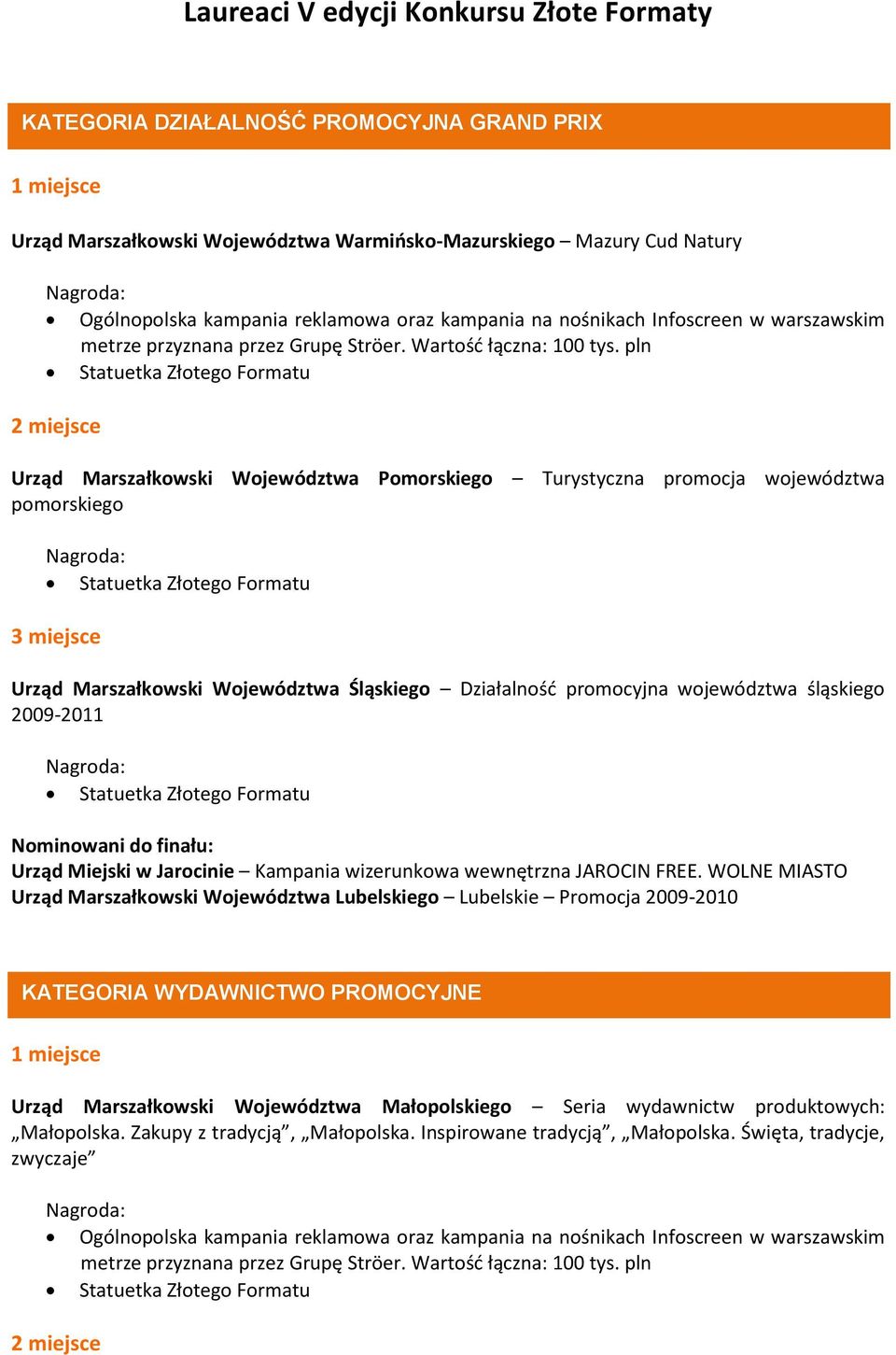 Miejski w Jarocinie Kampania wizerunkowa wewnętrzna JAROCIN FREE.