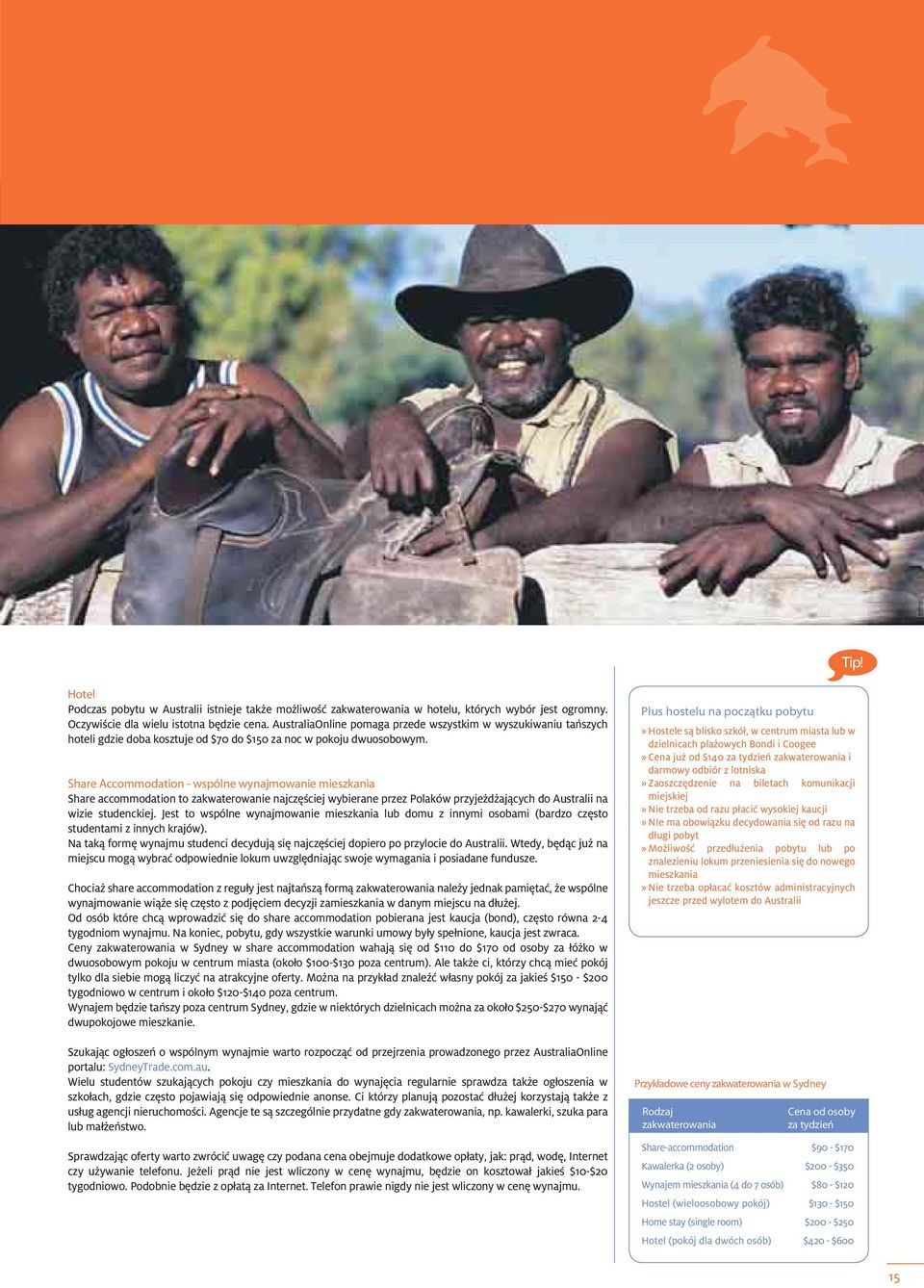 Share Accommodation - wspólne wynajmowanie mieszkania Share accommodation to zakwaterowanie najczęściej wybierane przez Polaków przyjeżdżających do Australii na wizie studenckiej.