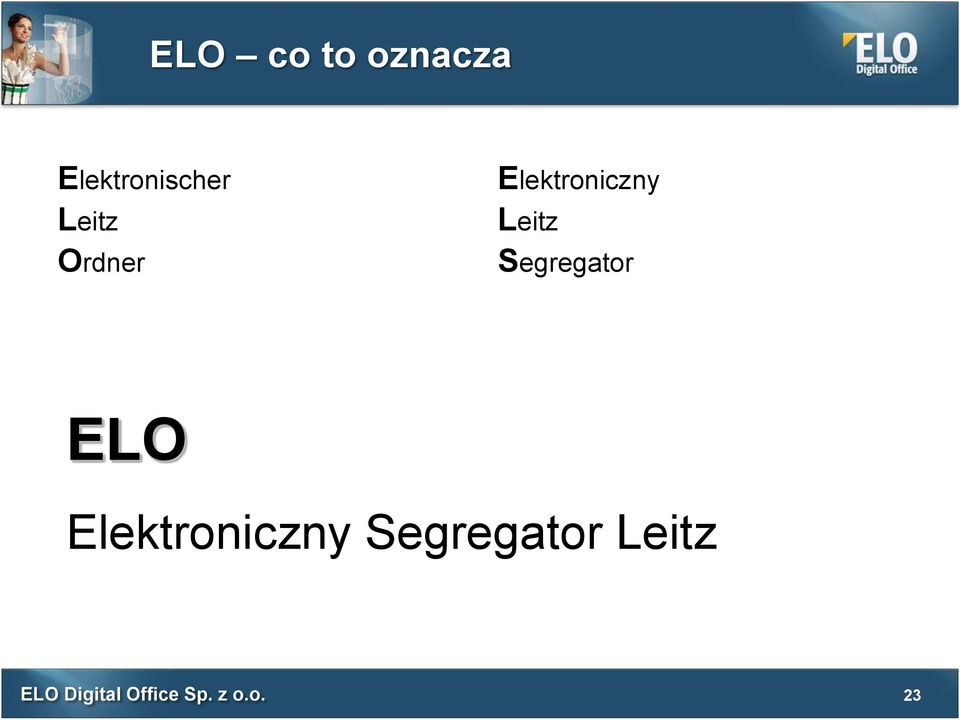 Elektroniczny Leitz